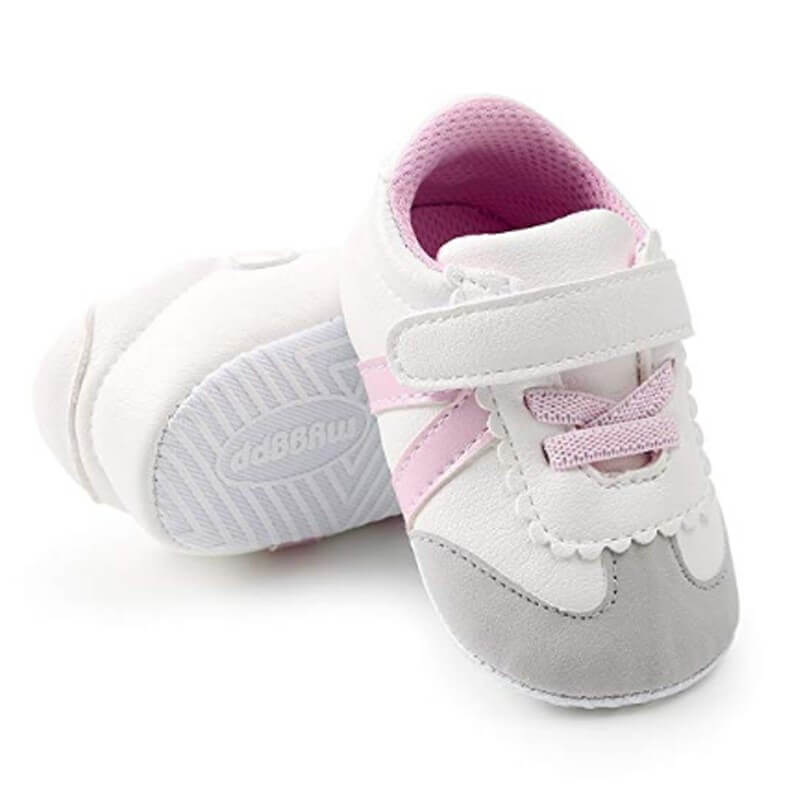 Kuner Baby Boys and Girls Cotton Rubber Sloe Outdoor Sneaker First Walking Shoes