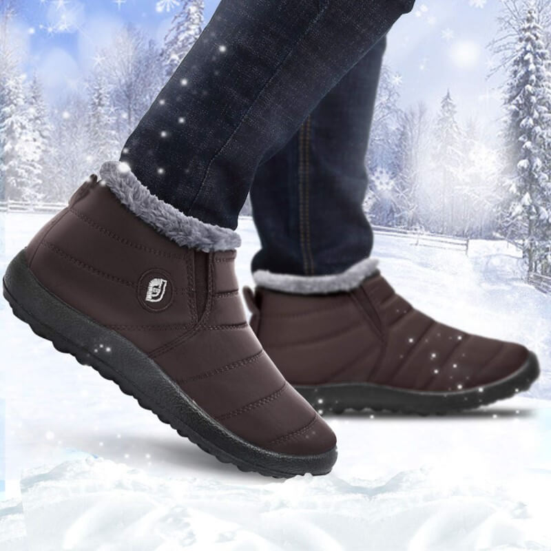 jiasuqi womens winter snow flat ankle boots