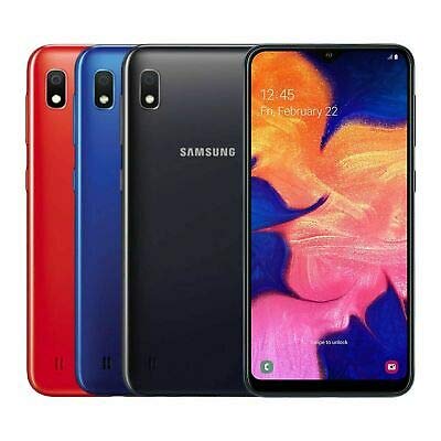 Samsung Galaxy A10 (32GB, 2GB RAM) 6.2″ HD+ Infinity-V Display, Global 4G LTE Dual SIM GSM Factory Unlocked A105M/DS (International Model) (Black)