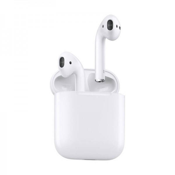 Apple MMEF2AM-A AirPods Wireless Bluetooth Headset for iPhones with iOS 10 or Later White