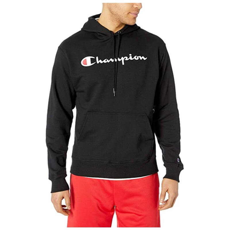 Champion Mens Graphic Powerblend Fleece Hood Sweatshirt