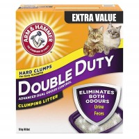 ARM & HAMMER Double Duty Cat Litter, Advanced Dual Odour Control, 18-kg