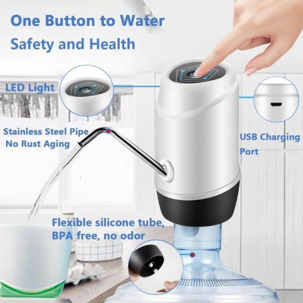 ANNA TOSANI Water Bottle Dispenser Built-in Double Motor