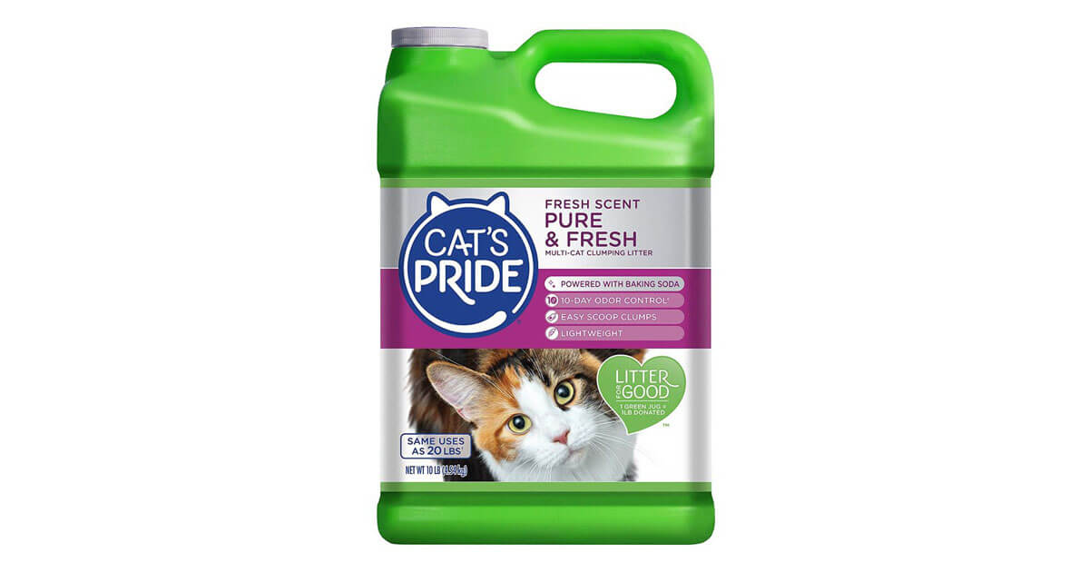 Cat's Pride Fresh & Light Ultimate Care Scented MultiCat Litter, 10