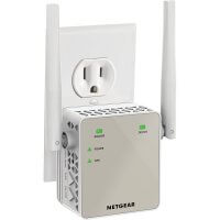 NETGEAR WiFi Range Extender EX6120 – Coverage up to 1200 sq.ft. and 20 Devices with AC1200 Dual Band Wireless Signal Booster & Repeater (up to 1200Mbps Speed), and Compact Wall Plug Design