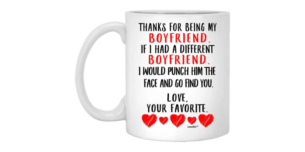 Boyfriend sales mug ideas