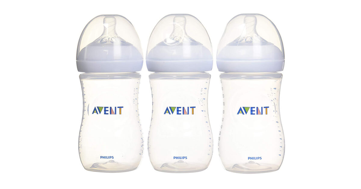 SCF013/37 PHILIPS Avent 3 Pack 9oz Natural BPA free Baby Bottles 