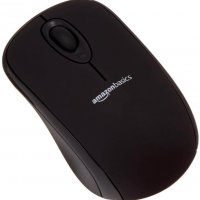 AmazonBasics Wireless Computer Mouse with Nano Receiver
