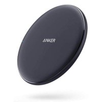 Anker Wireless Charger, PowerWave Pad, Compatible iPhone 11, 11 Pro, 11 Pro Max, Xs Max, XR, XS, X, 8, 8 Plus, 10W Fast-Charging Galaxy S10 S9 S8, Note 10 Note 9 Note 8 (No AC Adapter)