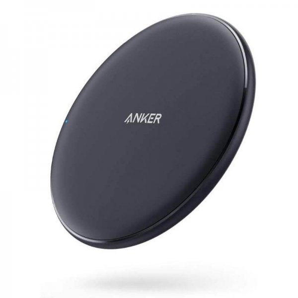 Anker Wireless Charger PowerWave Pad 10W Fast-Charging Compatible with iPhone and Galaxy