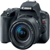 Canon EOS Rebel SL2 DSLR Camera with EF-S 18-55mm STM Lens – WiFi Enabled, Black – 2249C002