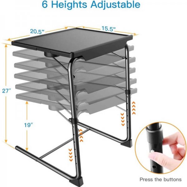 Adjustable TV Tray Table