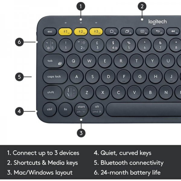 Logitech K380 Bluetooth Keyboard