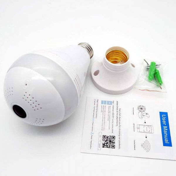 WiFi Smart Light Bulb Camera