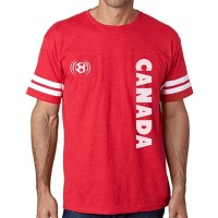 Canada Day National Football Team Soccer Fans Football Jersey T-Shirt