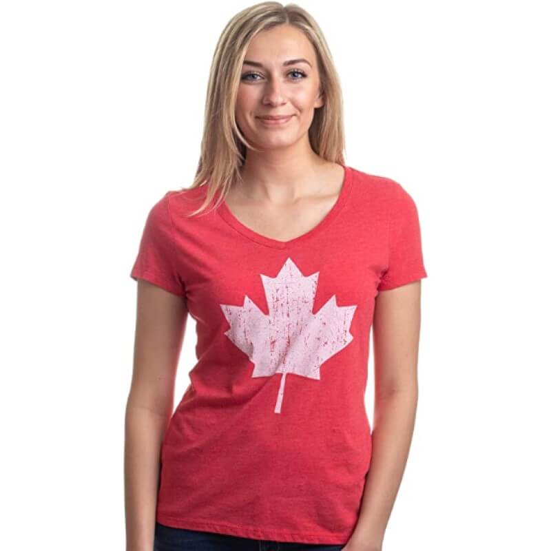  Men's Vintage Canada Flag Shirt Maple Leaf Canadian