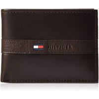 Tommy Hilfiger Men’s Leather Ranger Passcase Wallet