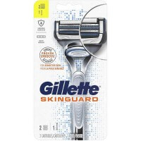 Gillette Skinguard Men’s Razor, Handle + 2 Blade Refills