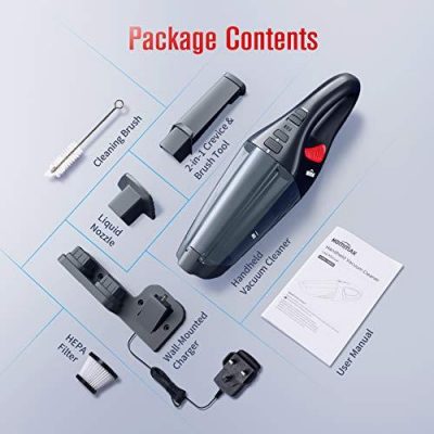Hommak Handheld Vacuum Cordless, Hand 