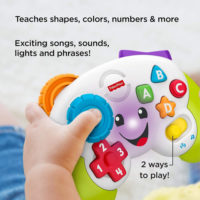 Fisher-Price Laugh & Learn Game & Learn Controller, Musical Toy with Lights and Learning Content for Baby and Toddler