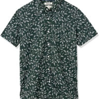 Goodthreads Men’s Standard-Fit Short-Sleeve Printed Poplin Shirt