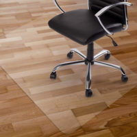 Kuyal Clear Chair Mat, Hard Floor Use, 48″ x 30″ Transparent Office Home Floor Protector mat Chair mats (30″ X 48″ Rectangle)