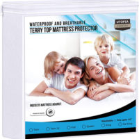 Utopia Bedding Waterproof Mattress Protector – Breathable Fitted Mattress Cover (Twin XL)