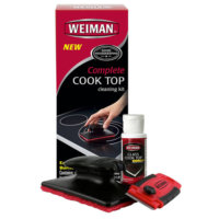 Weiman Complete Cook Top Cleaning Kit – Cook Top Cleaner and Polish 2 oz, Scrubbing Pad, Cleaning Tool, Cook Top Razor Scraper