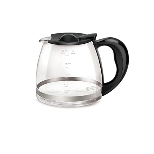 BLACK+DECKER GC3000B 12-Cup Replacement Carafe, Black