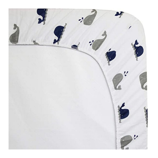 Toddler Mattresses, Navy Whale, for Boys & Girls