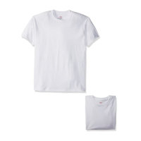 Hanes Men’s ComfortSoft 4 Pack FreshIQ Cotton Crewneck T-Shirt