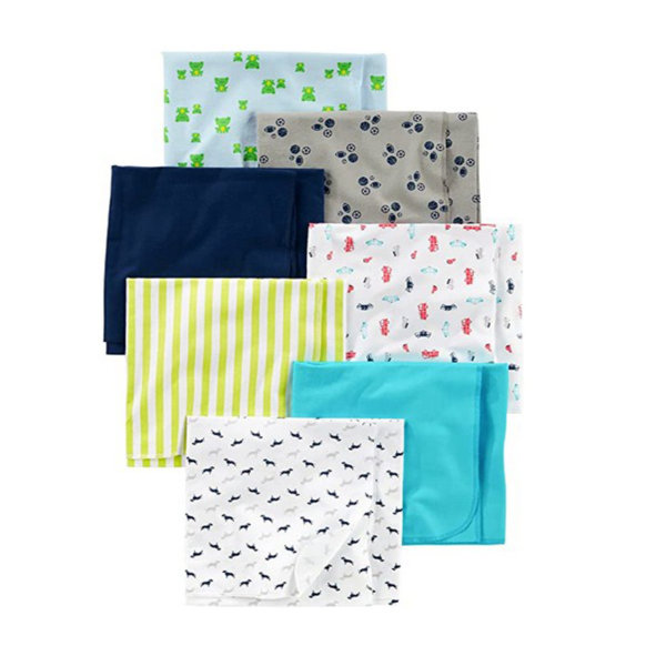 Simple Joys by Carter's unisex-baby 7-Pack Flannel Receiving Blankets