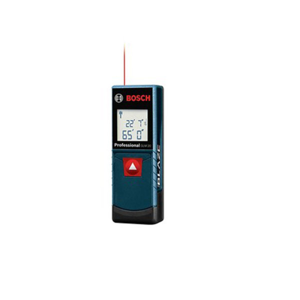 Bosch BLAZE GLM 20 Compact Laser Distance Measure, 65-Feet