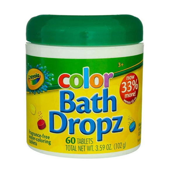 Crayola Color Bath Dropz 3.59 Ounce (60 Tablets)