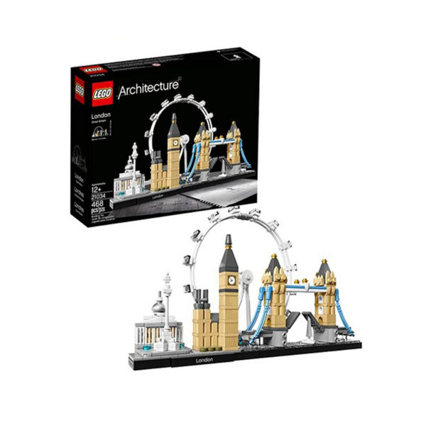 LEGO Architecture London Skyline Collection 21034 Building Set Model Kit and Gift for Kids and Adults (468 Pieces)