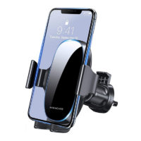 Miracase Universal Phone Holder for Car, Vent Car Phone Holder, Cell Phone Holder Mount Compatible with iPhone 13 Series/12/11/XS/XR,Google,Samsung and All Phones,Black