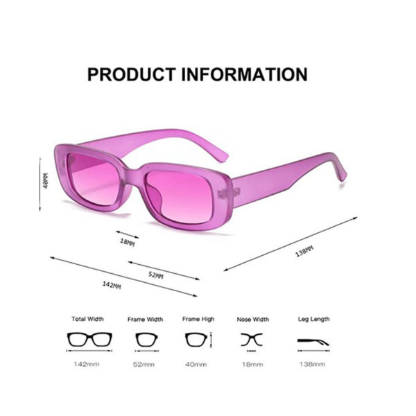 BUTABY Rectangle Sunglasses for Women Retro Driving Glasses 90’s Vintage Fashion Narrow Square Frame UV400 Protection - Image 4