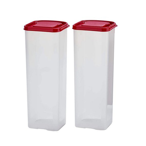 Buddeez Bread Buddy Red Lids Dispenser, 2 Pieces