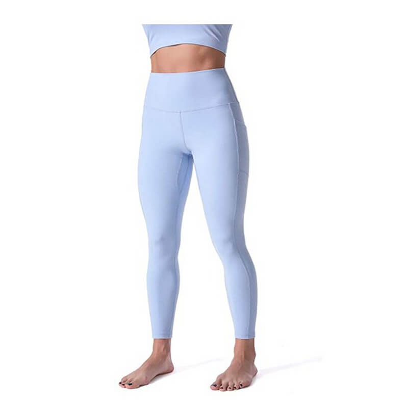 Sunzel Leggings for Women Naked Feeling Yoga Pants 7/8 with Side Pockets for Sports Workout 