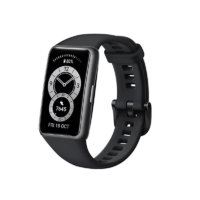 HUAWEI Band 6 Fitness Activity Tracker- All-day SpO2 oxygen level monitor, 2-Week battery , Fast charge smart watch, Heart rate monitor, Sleep tracking health watch, 1.47Inch FullView Display, Get active and fit with 96 Workout Modes, Phone Message Notifications via Bluetooth (CAD VERSION & WARRANTY)