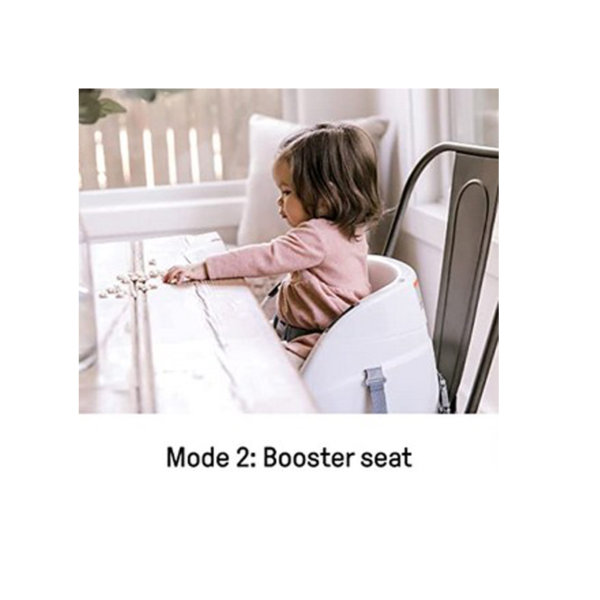 Ingenuity Baby Base 2-in-1 Seat - Slate - Booster Feeding Seat mode 2