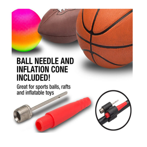 Bell Air Attack Floor Pump Ball Needle and Inflation