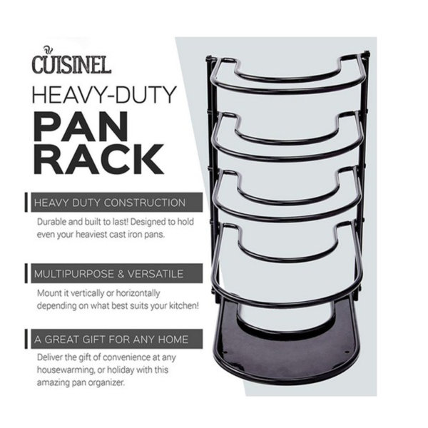 Heavy Duty Pan Organizer, 5 Tier Rack Cuisinel