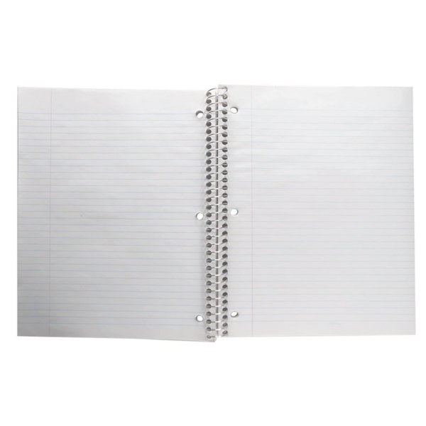 Hilroy Coil 1-subject Wide Ruled Notebook, 10.5 X 8 Inches, 3 Hole Punched