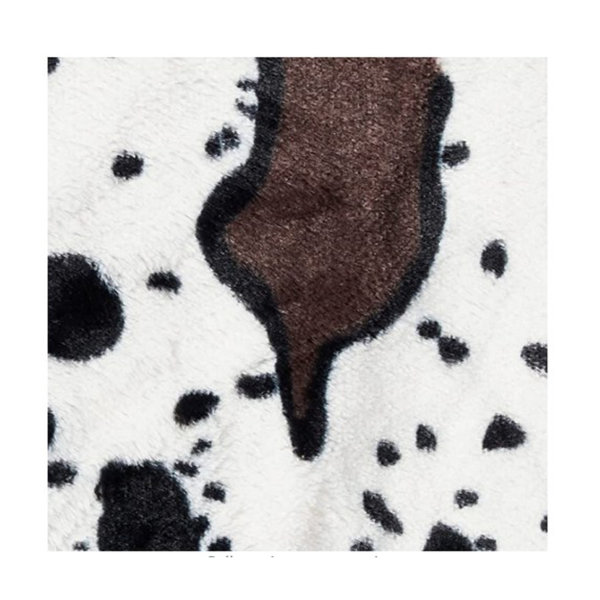 Home Soft Things Cow Print Blanket Throws White Black Blanket