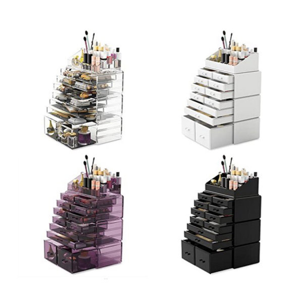 Readaeer Makeup Cosmetic Organizer Storage Drawers Display Boxes Case various Colours