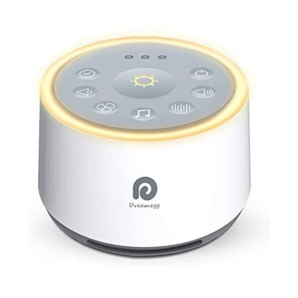 White Noise Machine - Dreamegg Sound Machine for Sleeping & Relaxing, 24 Non-Looping HIFI Sounds, 3 Auto-off Timer