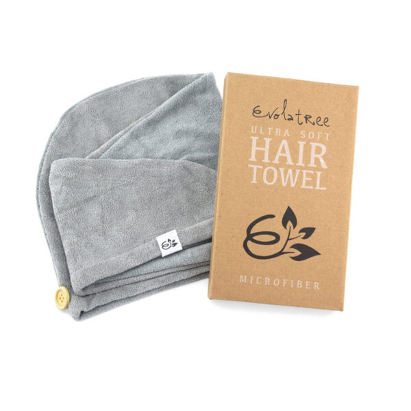 Microfiber Hair Towel by Evolatree