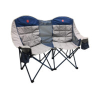 OmniCore Designs MoonPhase Home-Away LoveSeat Heavy Duty Oversized Folding Double Camp Chair Collection (Single Double Triple)