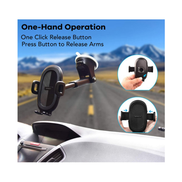 Phone Holder for Car One Hand Operation